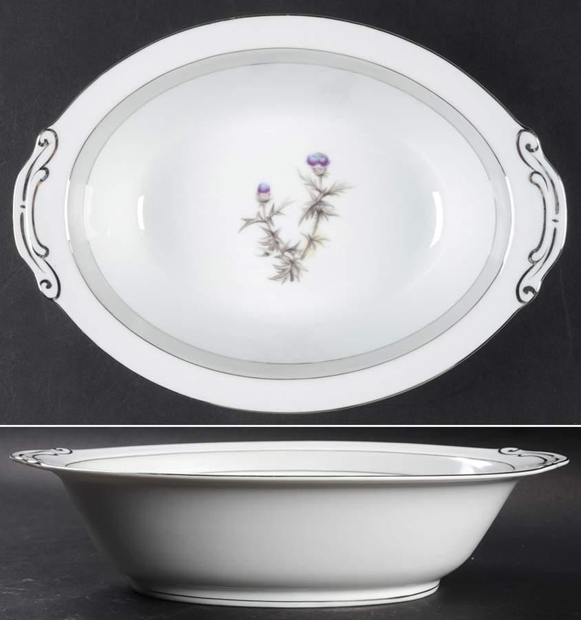 Majestic (Japan) #1250 10" Oval Vegetable Bowl by Princess (Japan)-1