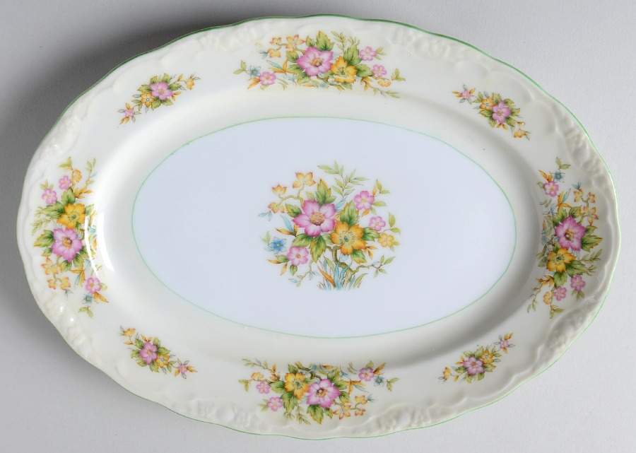 PRJ1 11" Oval Serving Platter by Princess (Japan)-1
