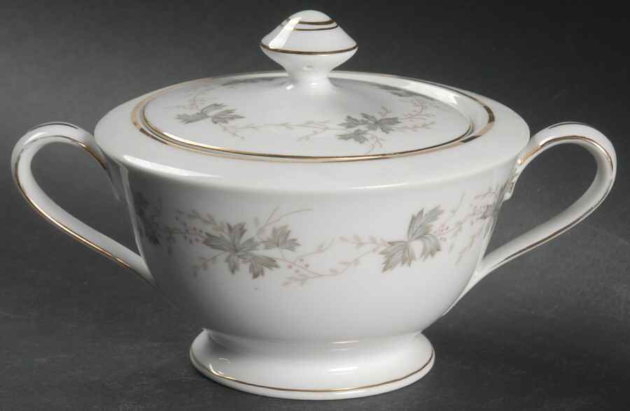 Autumn Haze Sugar Bowl & Lid by Princess (Japan)-1