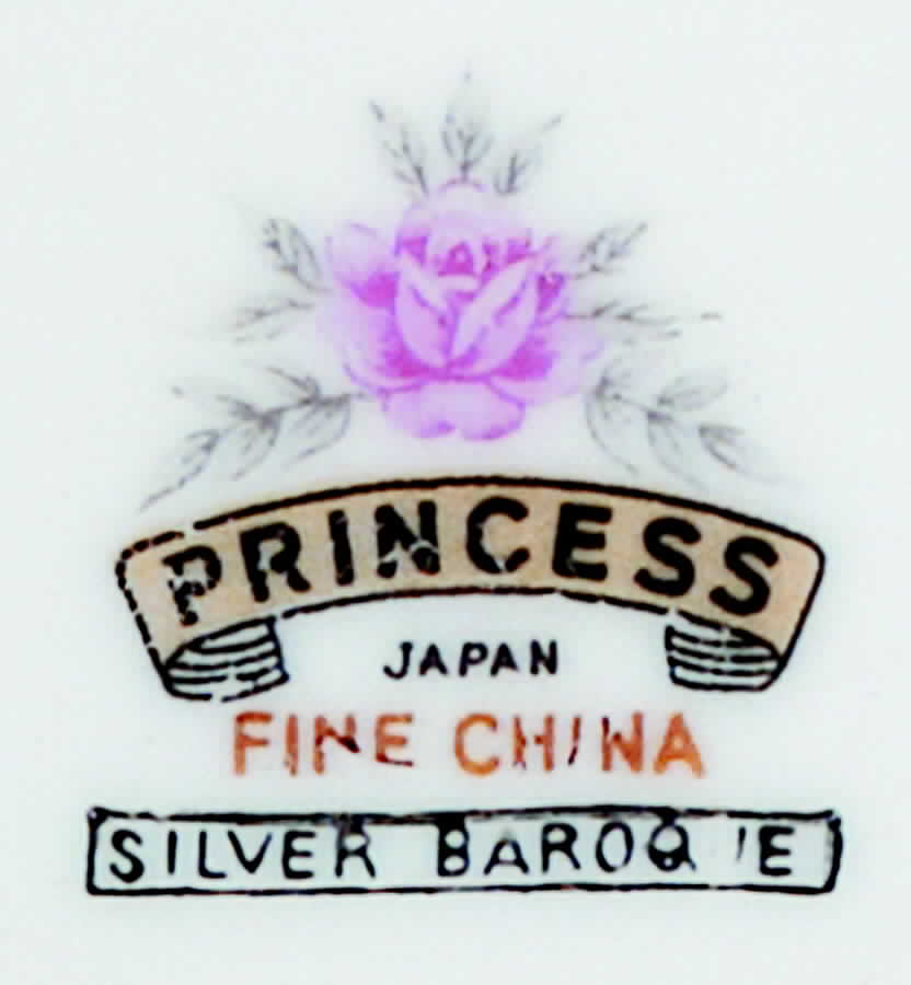 Silver Baroque Saucer by Princess (Japan)-1