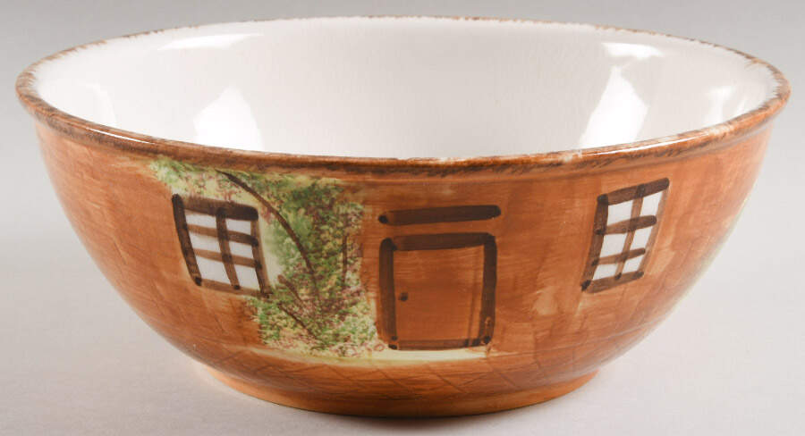 Ye Olde Cottage 9" Salad Serving Bowl by Price Kensington-1