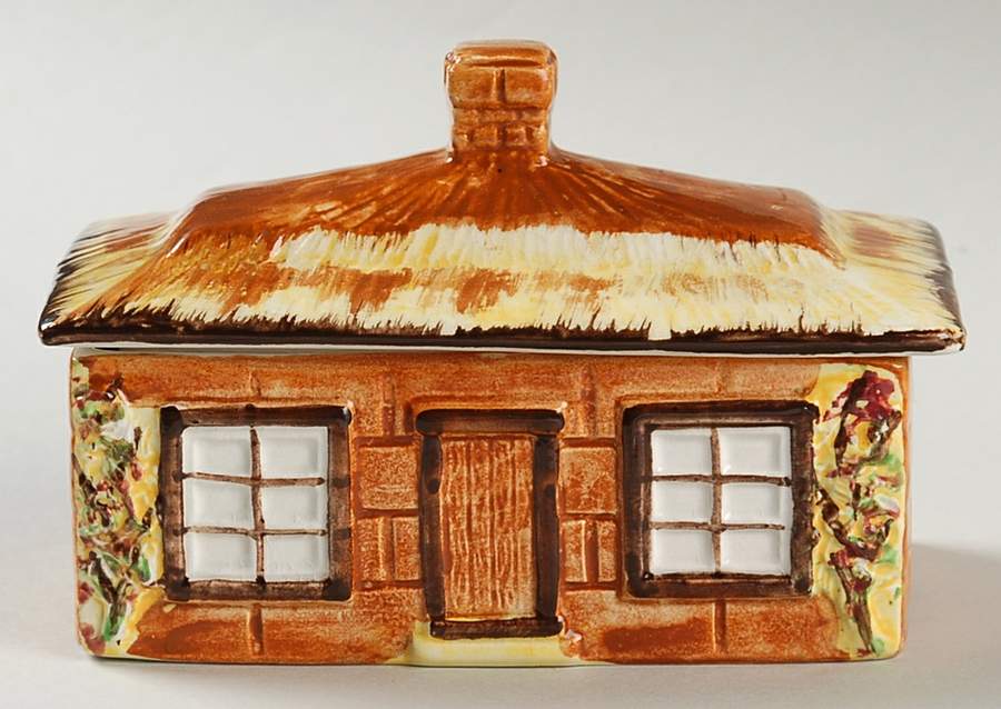 Ye Olde Cottage Butter Box & Lid by Price Kensington-1