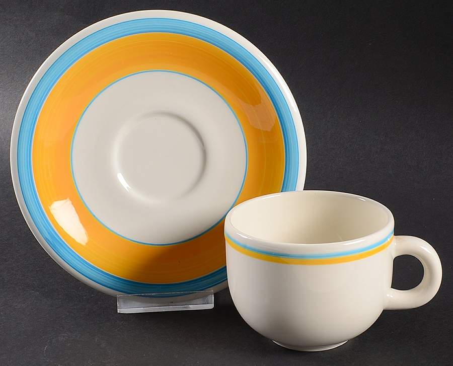 PRL3 Footed Cup & Saucer Set by Primula-1