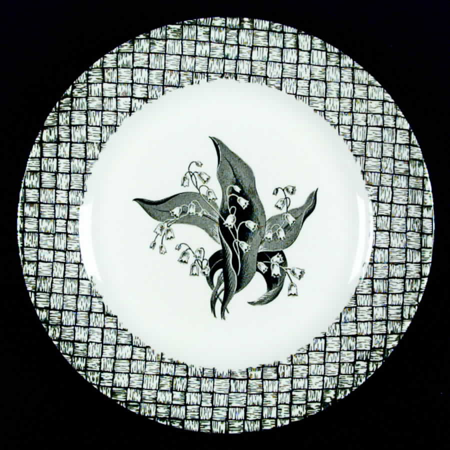Lily of The Valley Dinner Plate by Prim Rose-1