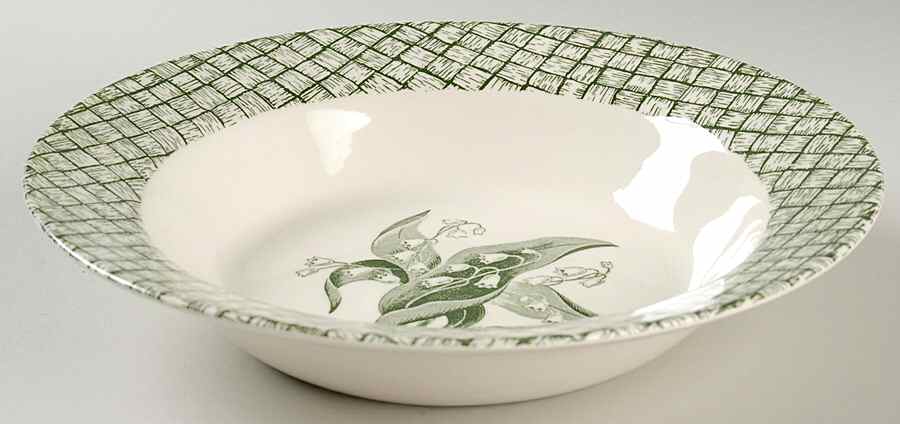 Lily of The Valley 9" Round Vegetable Bowl by Prim Rose-1