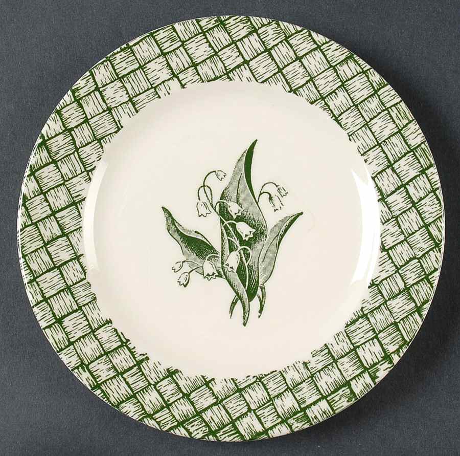 Lily of The Valley Bread & Butter Plate by Prim Rose-1