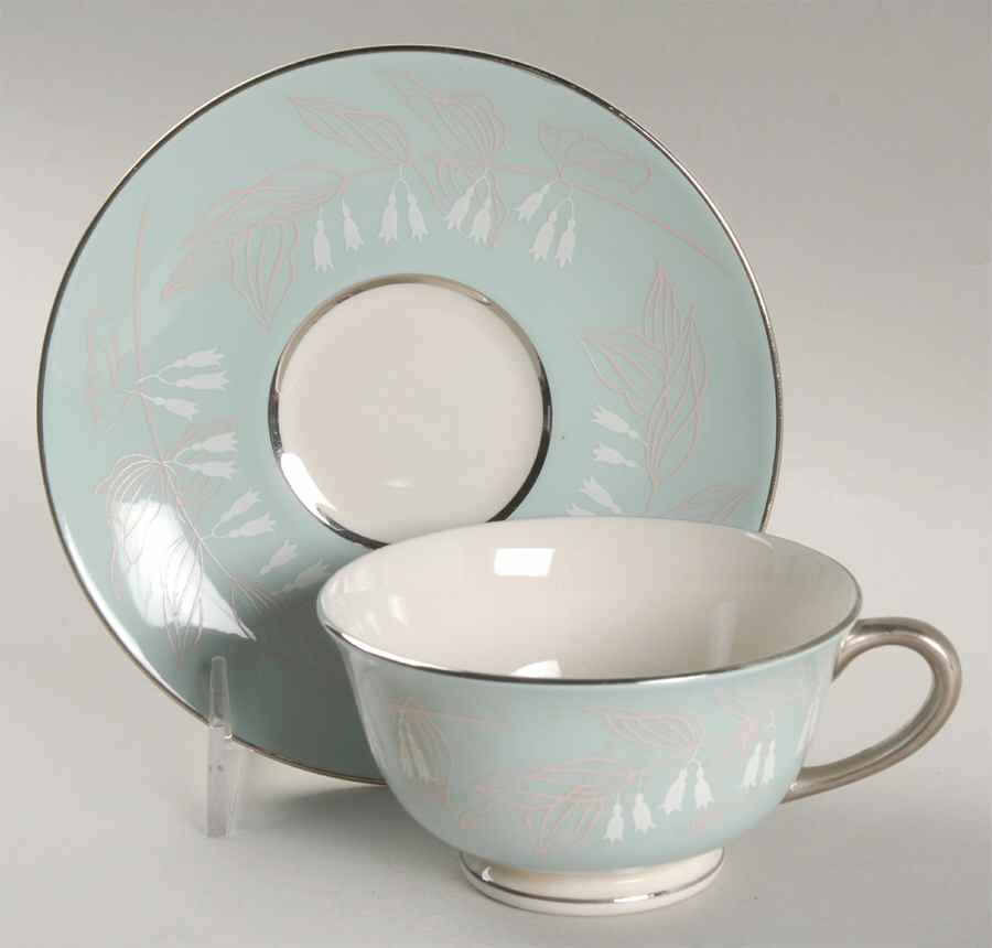 Foxhall Footed Cup & Saucer Set by Nancy Prentiss-1