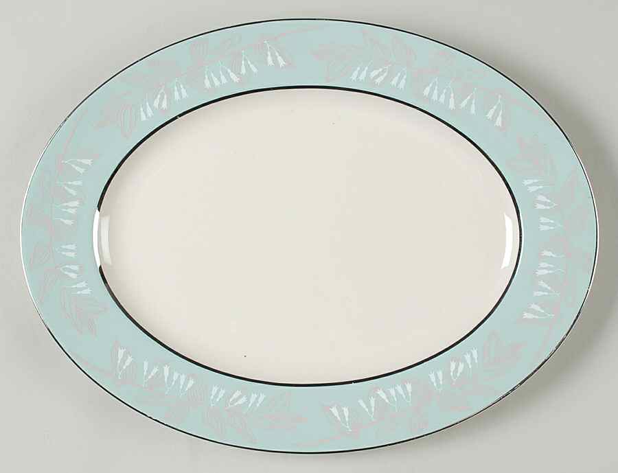 Foxhall 13" Oval Serving Platter by Nancy Prentiss-1