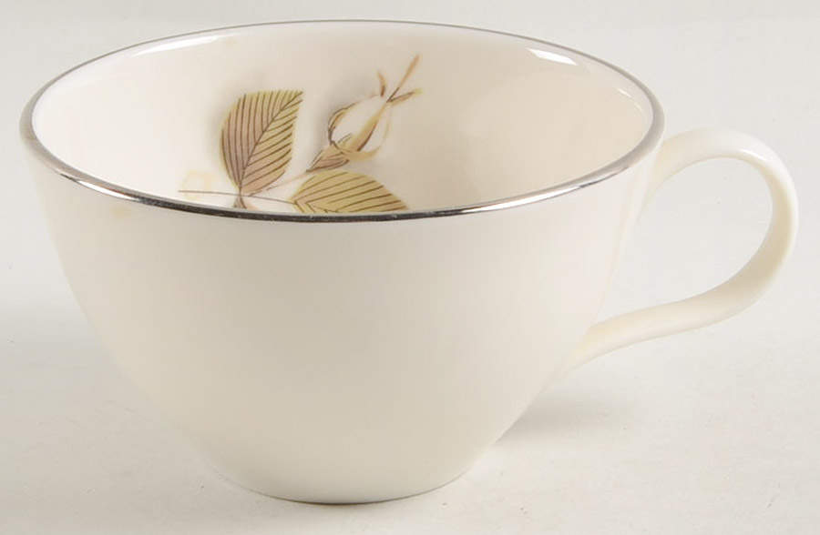 Ivory Rose Flat Cup by Nancy Prentiss-1