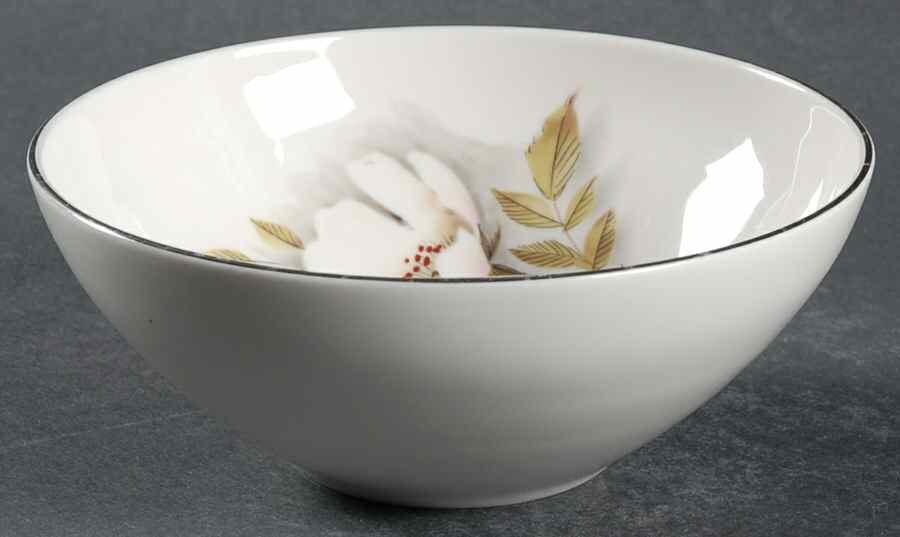 Ivory Rose Coupe Cereal Bowl by Nancy Prentiss-1
