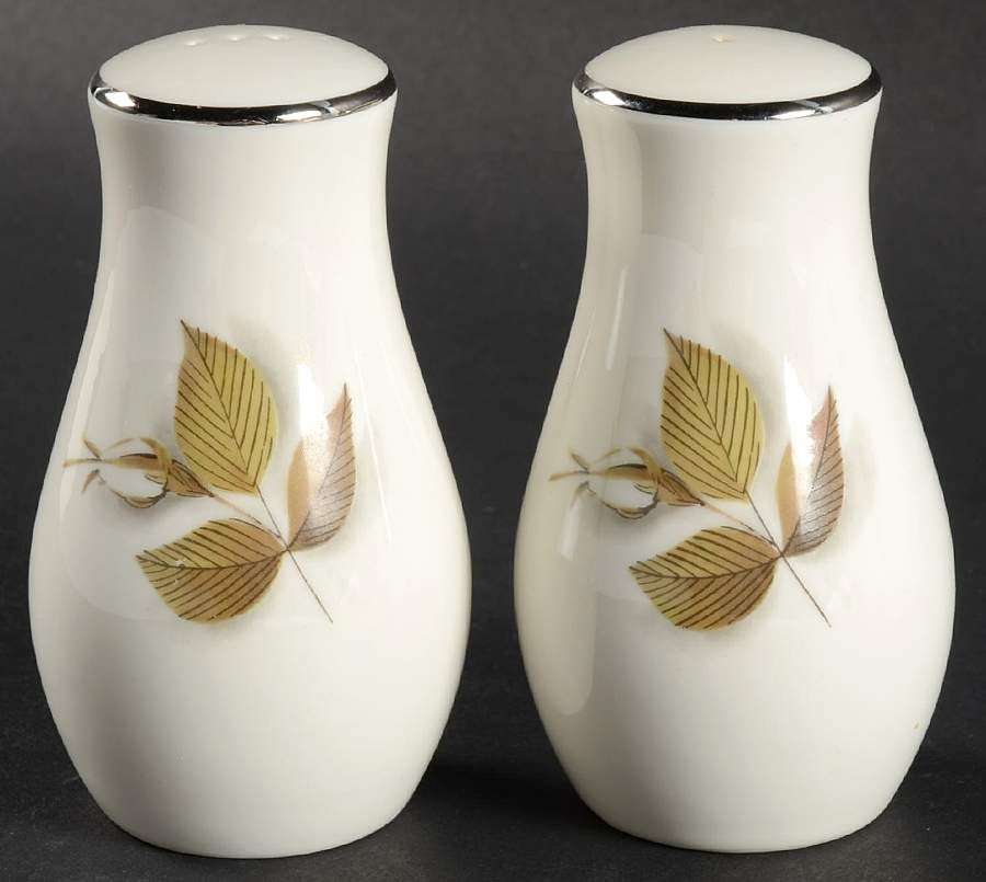 Ivory Rose Salt & Pepper Set by Nancy Prentiss-1