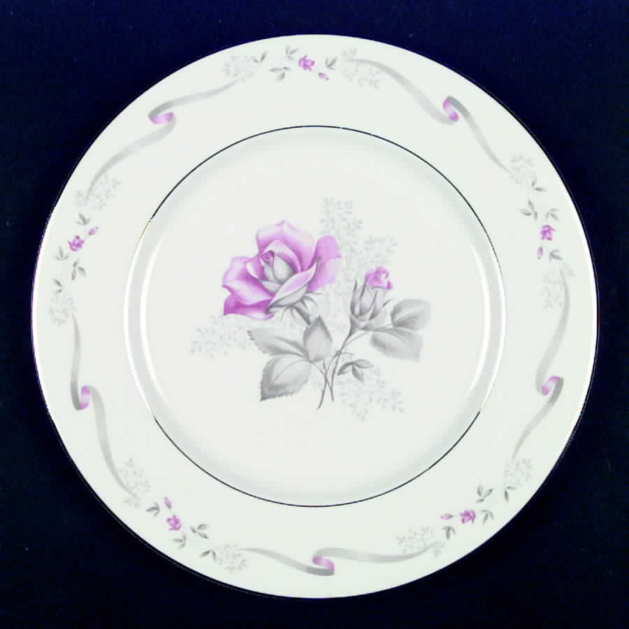 Morland Rose Dinner Plate by Nancy Prentiss-1