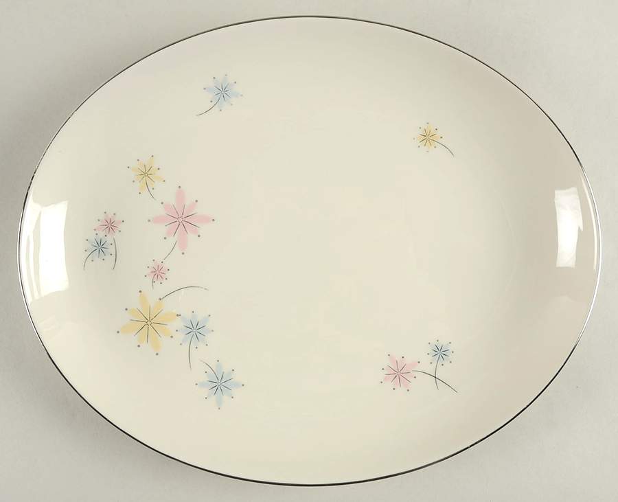 Pastella 13" Oval Serving Platter by Nancy Prentiss-1