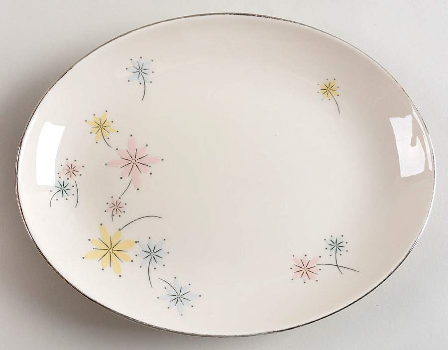 Pastella 11" Oval Serving Platter by Nancy Prentiss-1