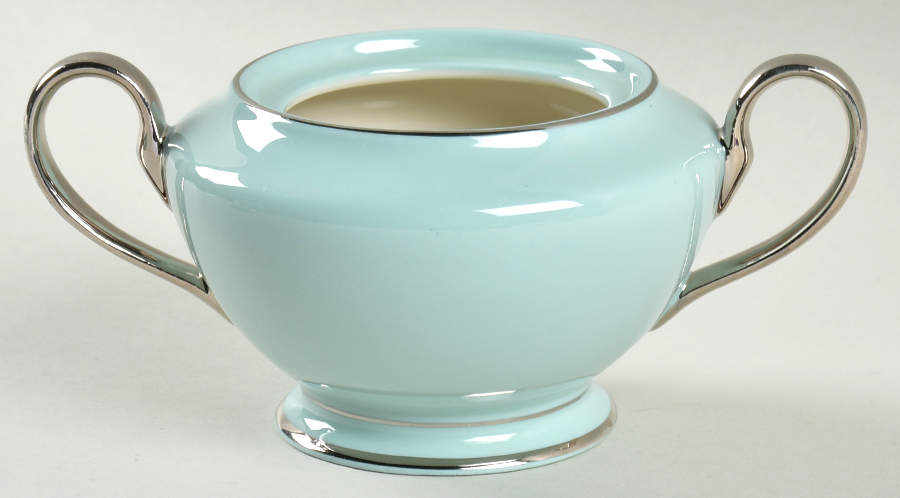Rosa Mundi Sugar Bowl No Lid by Nancy Prentiss-1