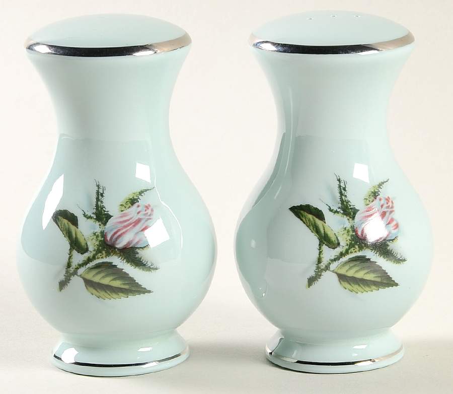 Rosa Mundi Salt & Pepper Set by Nancy Prentiss-1