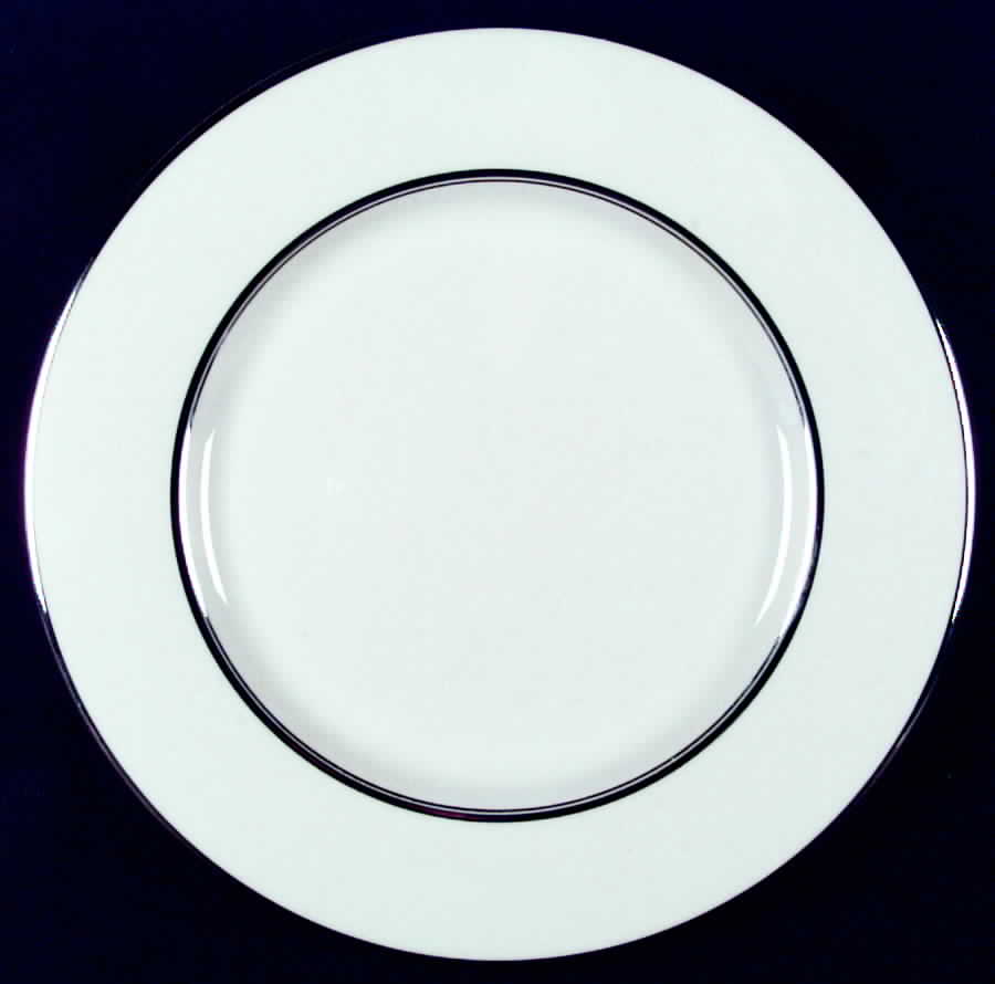 Silver Sonnet Dinner Plate by Nancy Prentiss-1