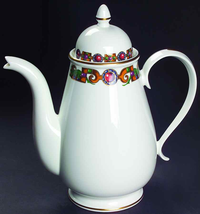 Ancestral Jewels Coffee Pot & Lid by Portmeirion-1