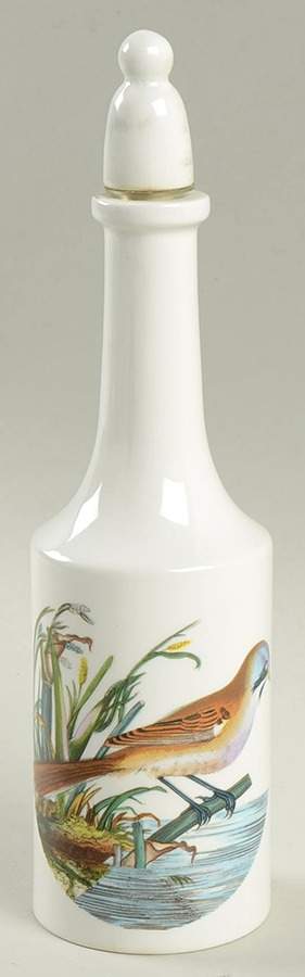 Birds of Britain Oil/Vinegar with Cork Stopper by Portmeirion-1