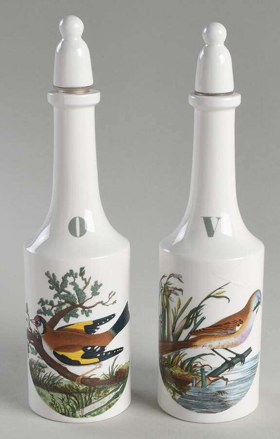 Birds of Britain Vinegar and Oil Set with Stoppers by Portmeirion-1