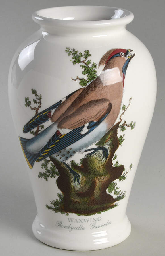 Birds of Britain 6" Canton Vase by Portmeirion-1