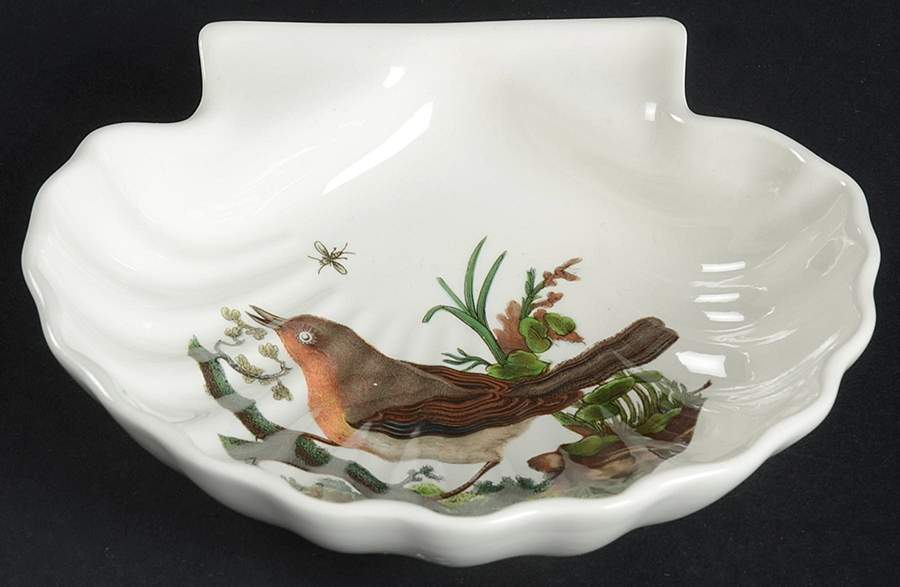 Birds of Britain Shell Shaped Dish by Portmeirion-1