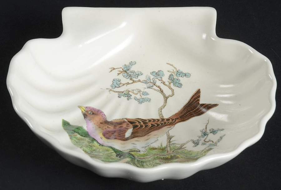 Birds of Britain Shell Shaped Dish by Portmeirion-1