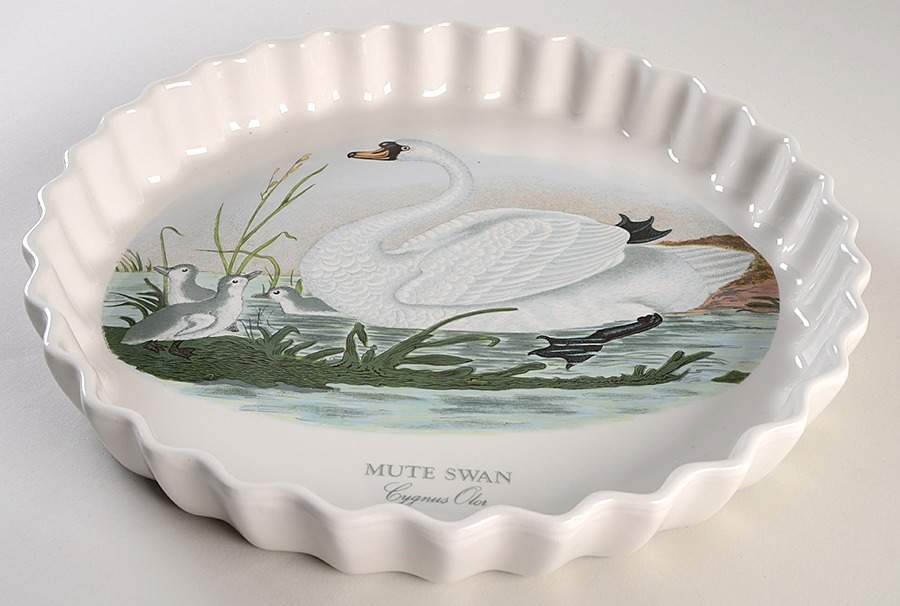 Birds of Britain 12" Quiche by Portmeirion-1