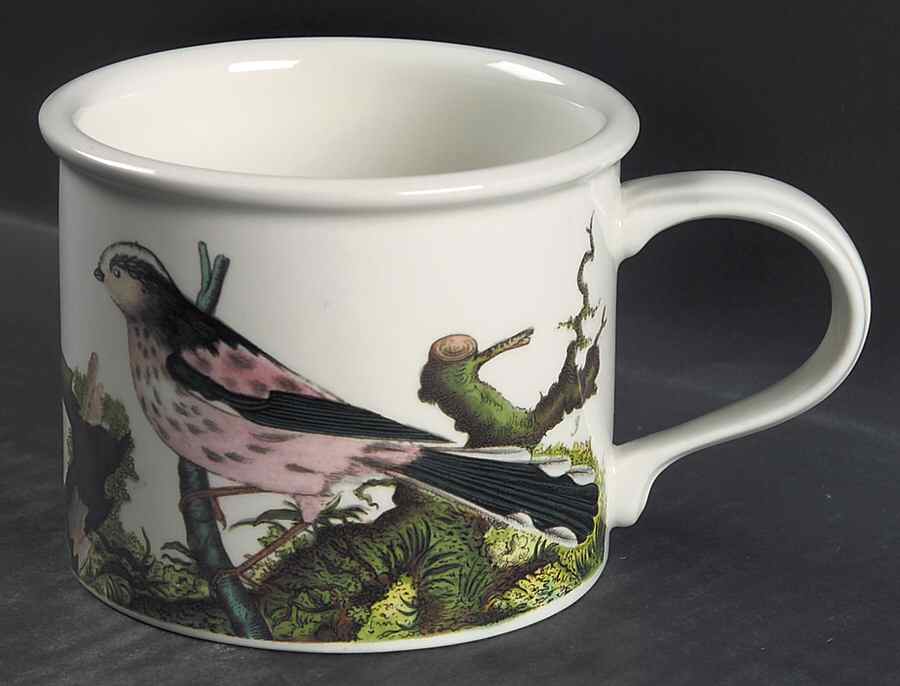 Birds of Britain Drum Breakfast Cup/Mug (For Green Band Saucer) by Portmeirion-1