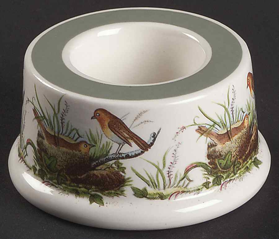 Birds of Britain Egg Holder with Green Band by Portmeirion-1