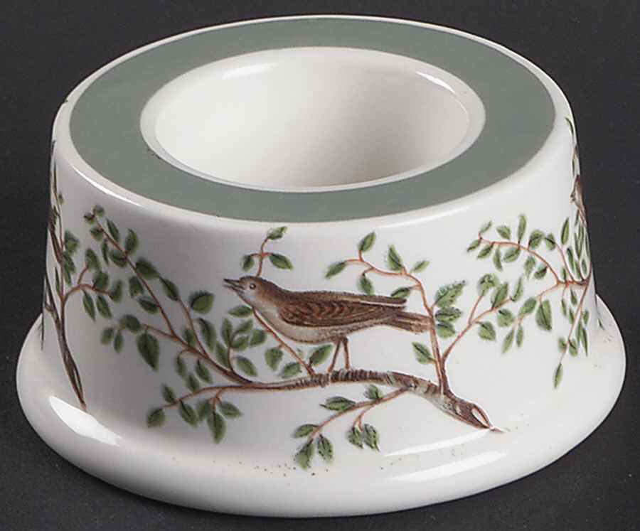 Birds of Britain Egg Holder with Green Band by Portmeirion-1