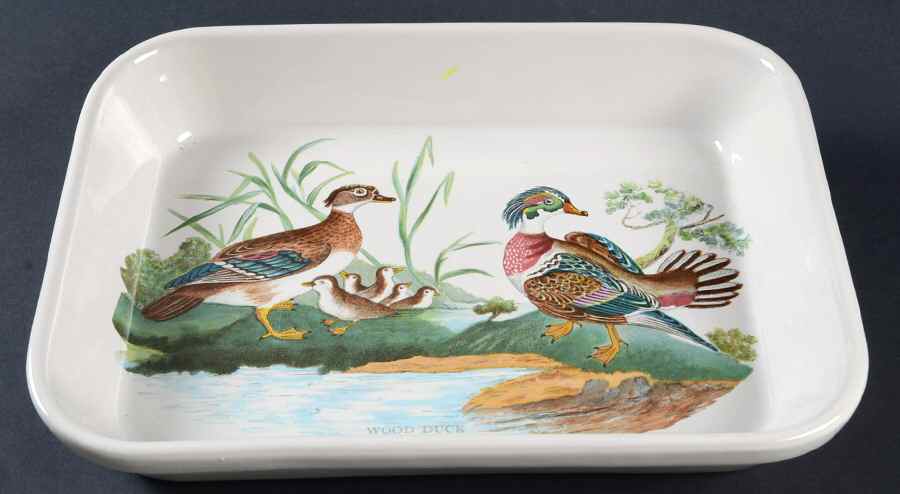 Birds of Britain 12" Rectangular Baker by Portmeirion-1