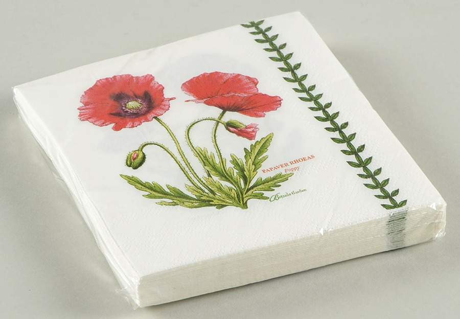 Botanic Garden Package of Paper Beverage Napkins by Portmeirion-1
