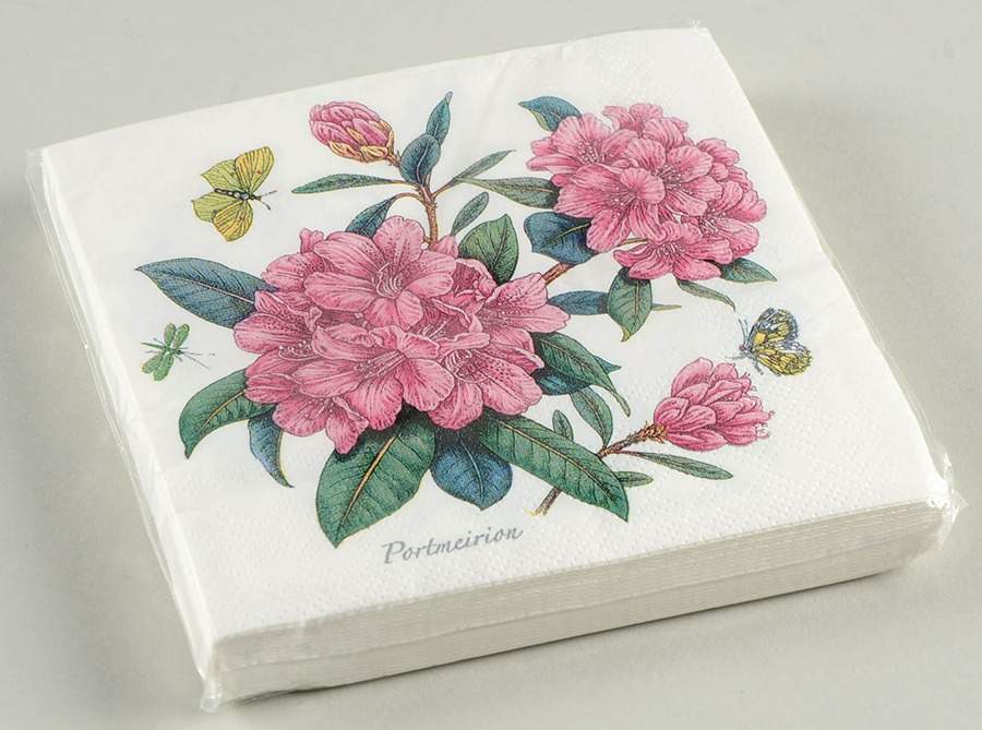 Botanic Garden Package of Paper Beverage Napkins by Portmeirion-1