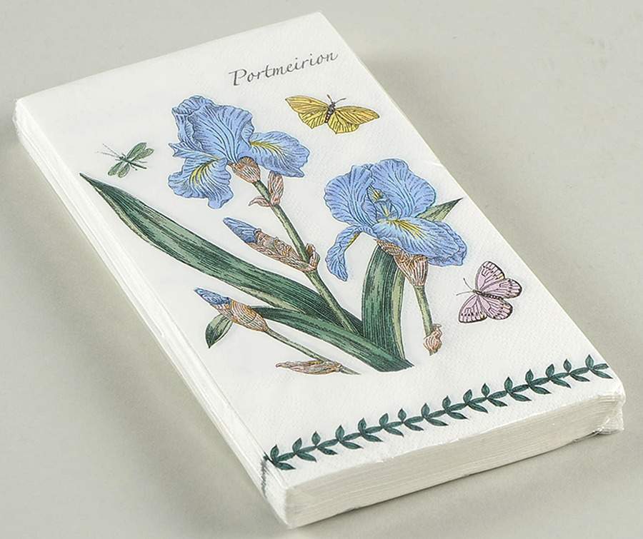 Botanic Garden Package of Paper Guest Dinner Napkins by Portmeirion-1