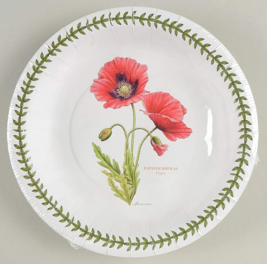 Botanic Garden (Pack of 8) Paper Luncheon/Dessert Plates by Portmeirion-1