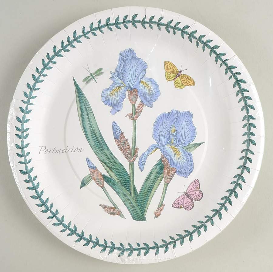 Botanic Garden Pack of 8 - Paper Dinner Plate by Portmeirion-1