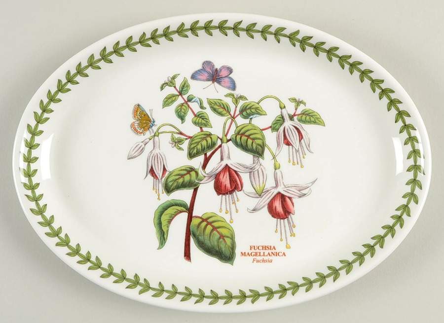 Botanic Garden 9" Oval Steak Platter by Portmeirion-1