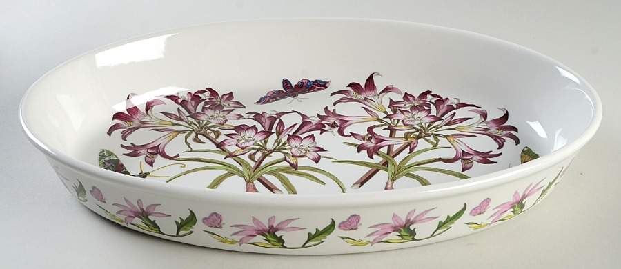 Botanic Garden 14" Oval Baker by Portmeirion-1