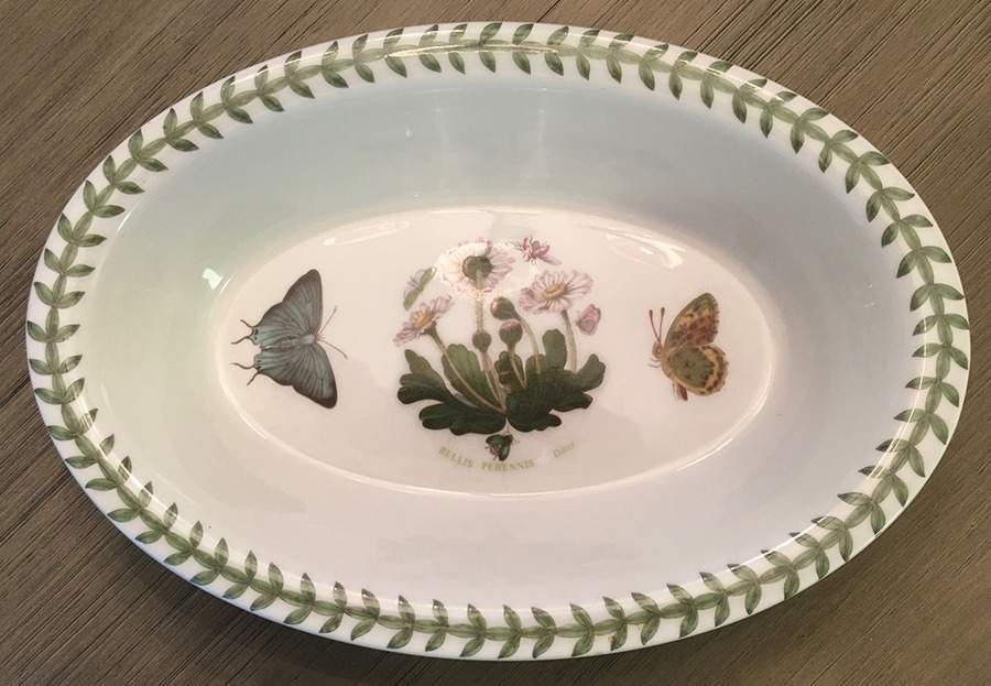 Botanic Garden 11" Oval Pie Baker by Portmeirion-1
