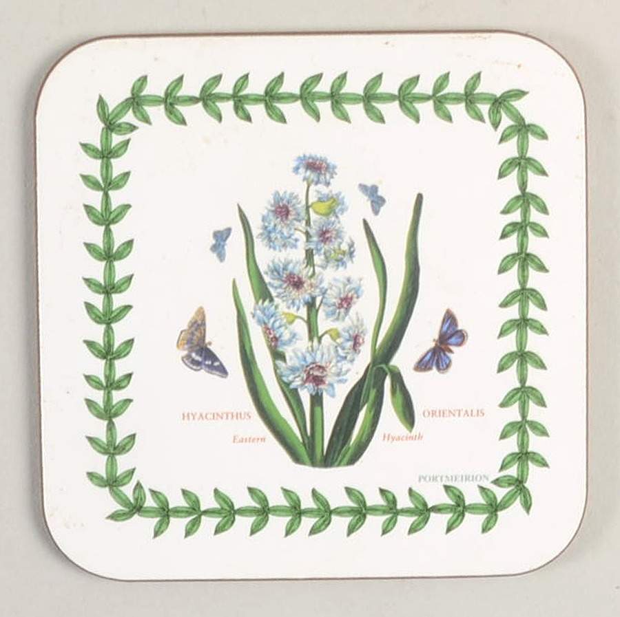 Botanic Garden Square Corkback Coaster by Portmeirion-1