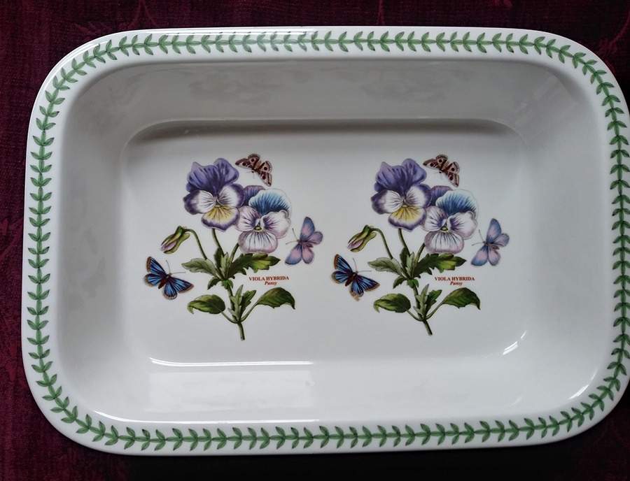 Botanic Garden 13" Rectangular Roaster by Portmeirion-1