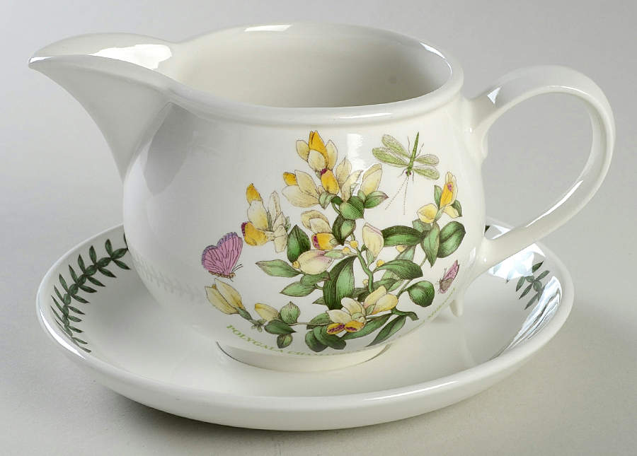 Botanic Garden Gravy Boat & Underplate by Portmeirion-1