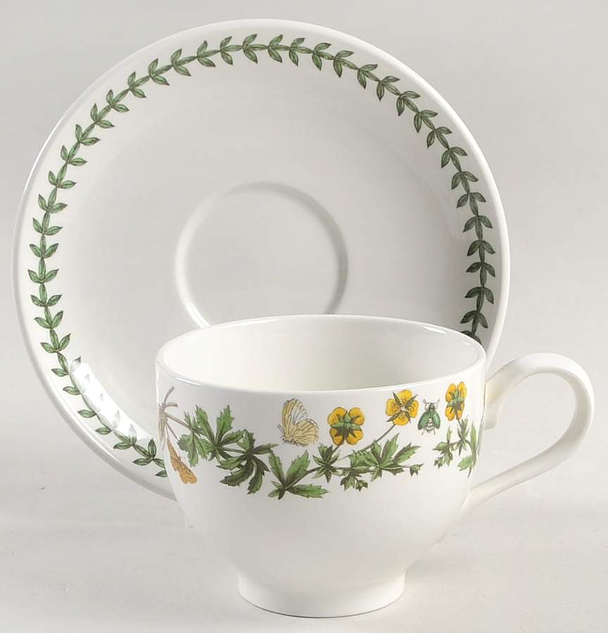 Botanic Garden Traditional Breakfast Cup & Saucer Set by Portmeirion-1