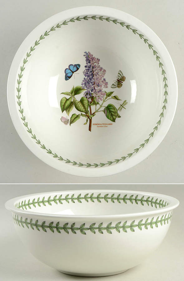 Botanic Garden 10" Sovereign Shape Salad Bowl by Portmeirion-1