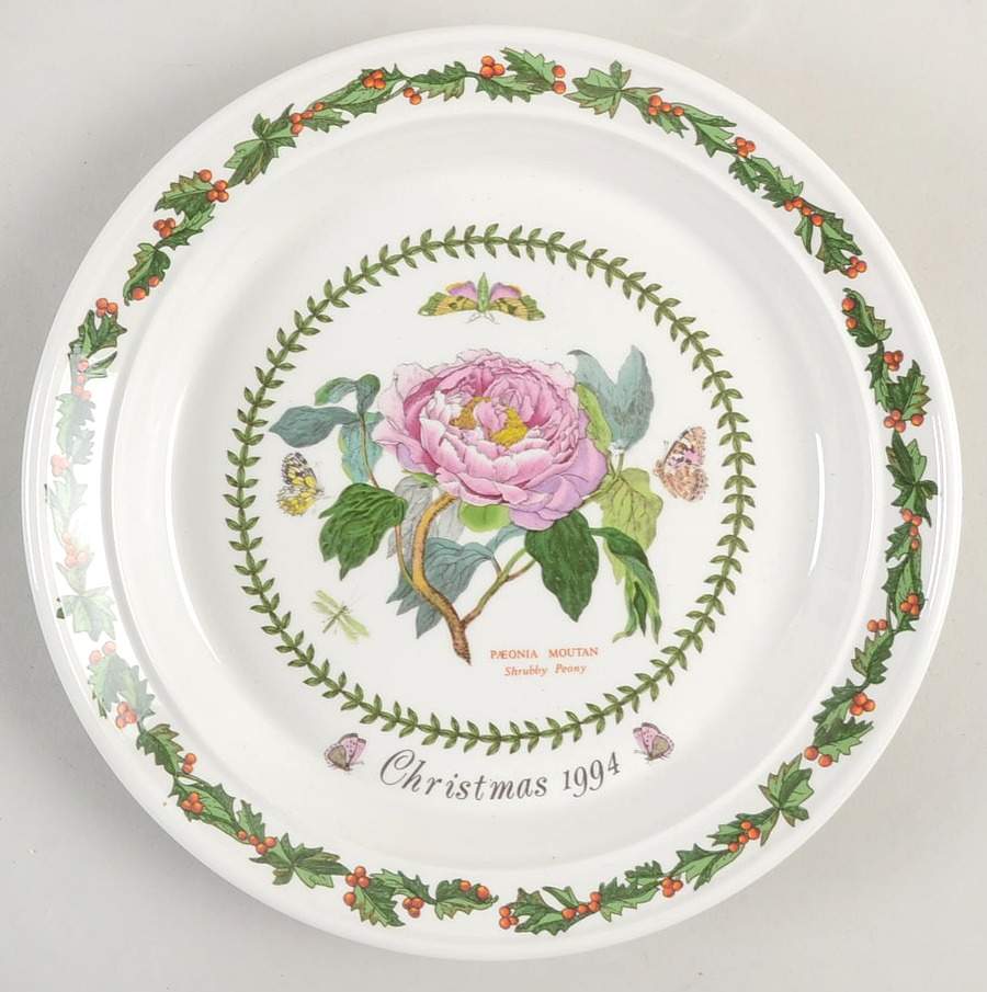 Botanic Garden 1994 Annual Christmas Plate by Portmeirion-1