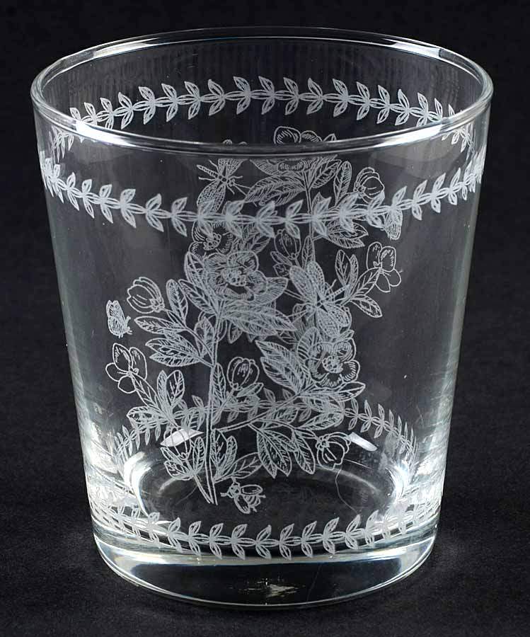Botanic Garden 8 Oz Glassware Etch Flared Tumber by Portmeirion-1