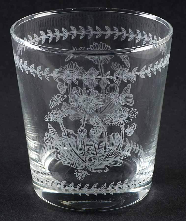 Botanic Garden 8 Oz Glassware Etch Flared Tumber by Portmeirion-1