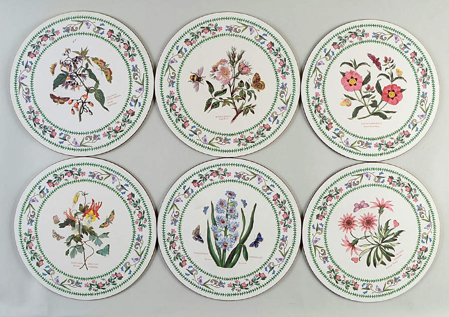 Variations Round Placemat with Corkback -  Set of 6 by Portmeirion-1