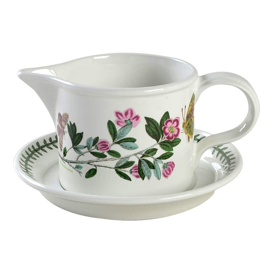 Botanic Garden Gravy Boat & Underplate by Portmeirion-1